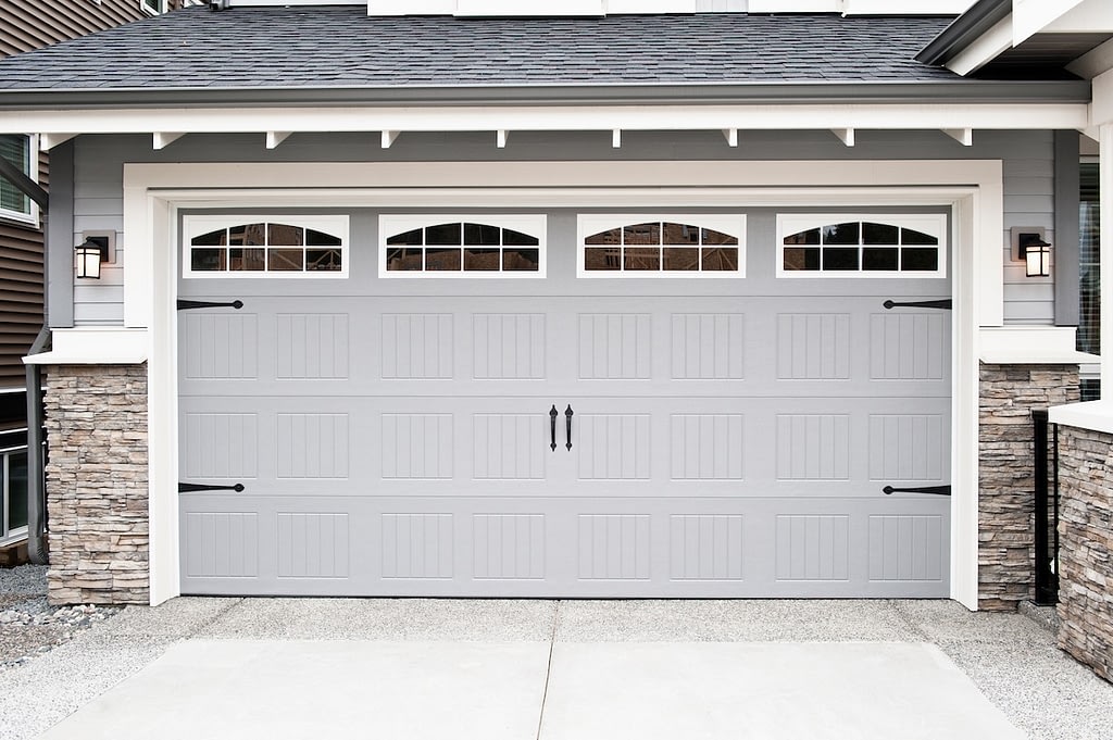 GRAY GARAGE DOOR RESIDENTIAL