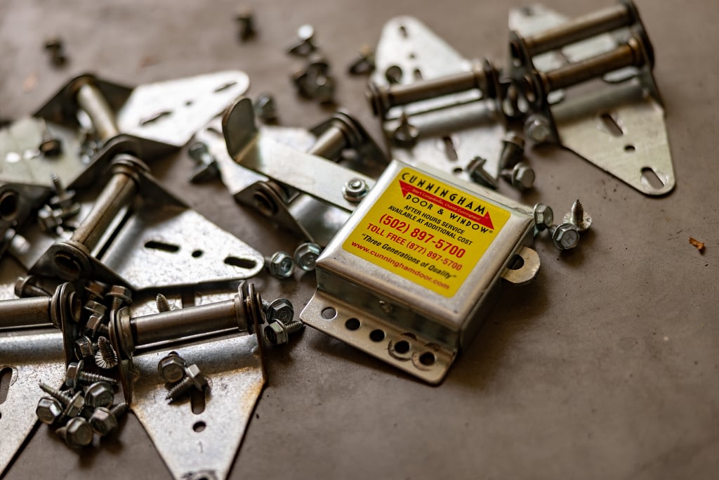 material for commercial garage door maintenance