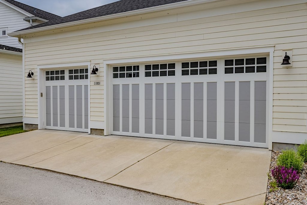 Two-toned garage doors