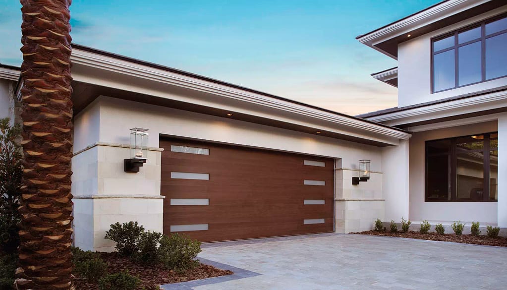 brown clopay garage doors