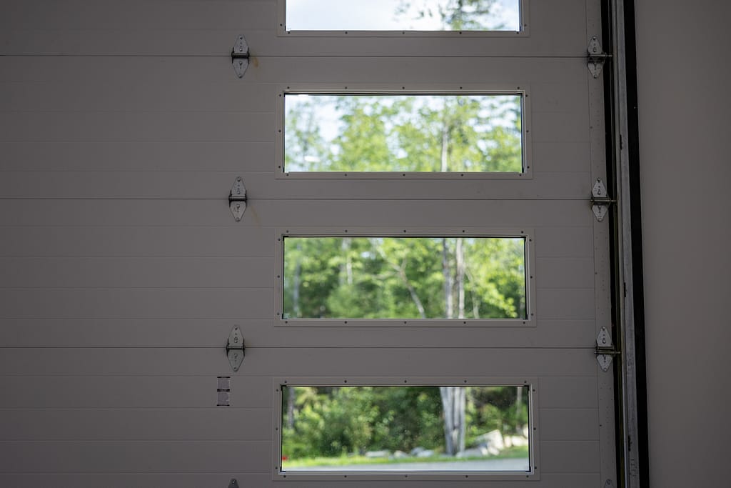 Garage window door