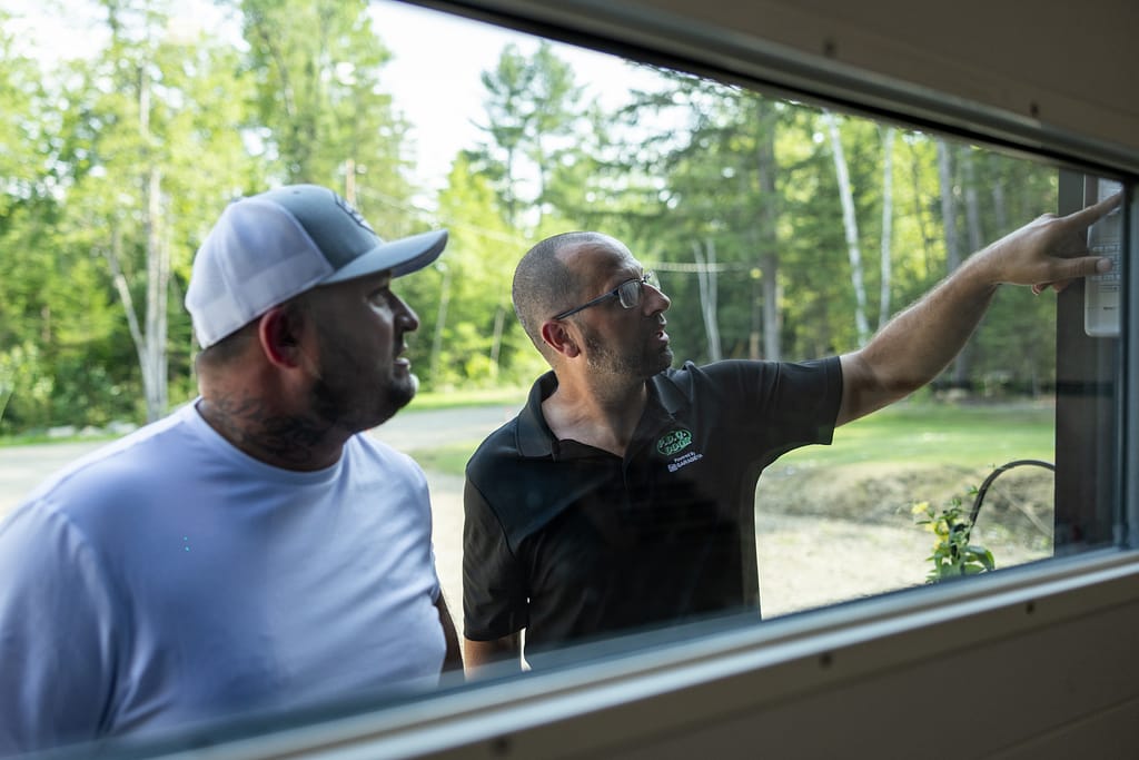 Client seeing new gate