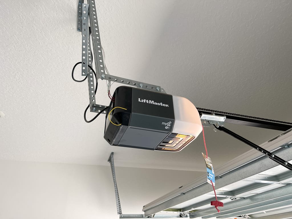 A Liftmaster automatic garage door opener