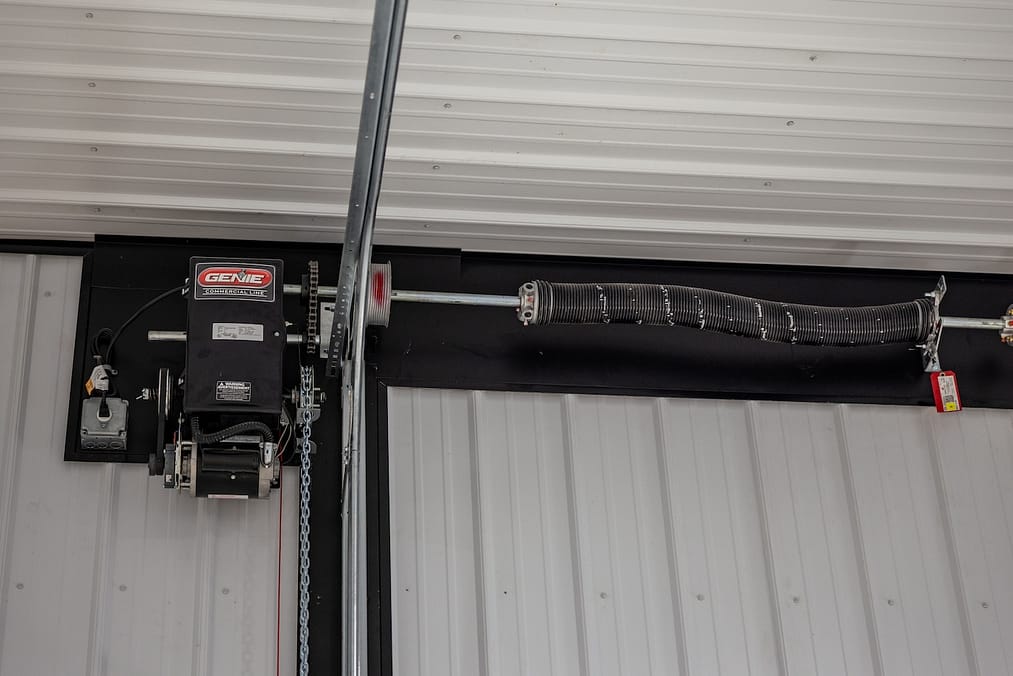 Open Garage Door With Broken Spring | Wichita, KS | Cheney Door
