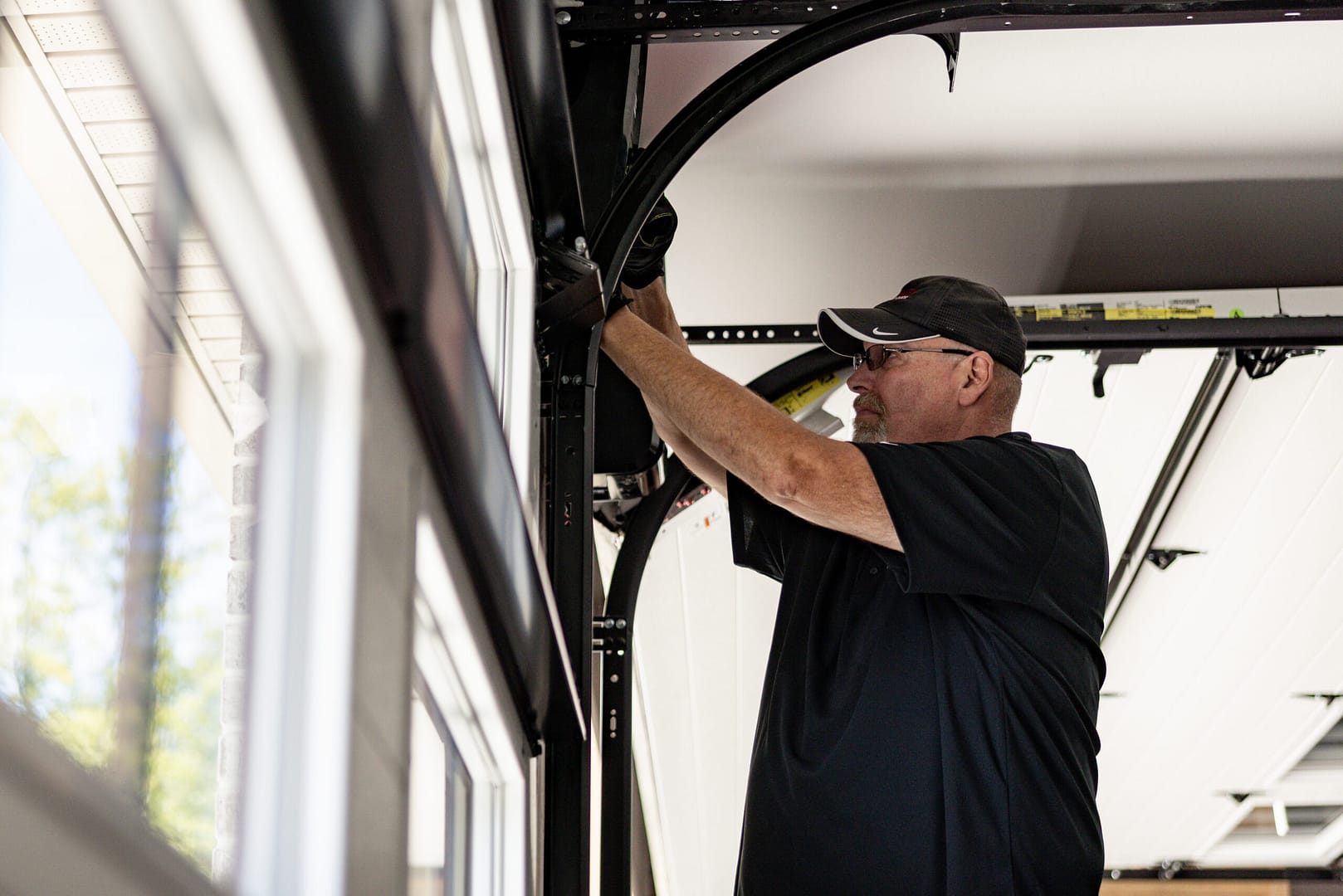 garage door track inspection