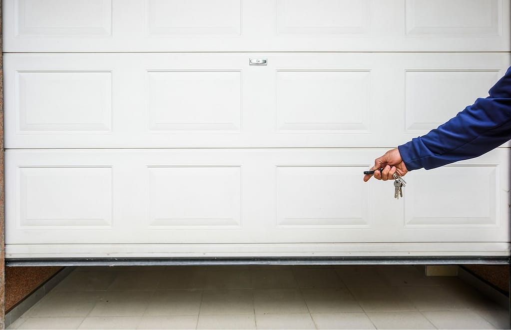 Using a fob to open garage door