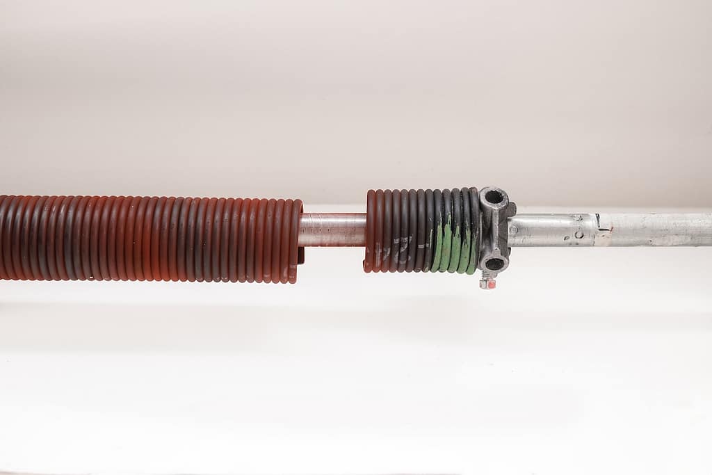Broken garage door spring
