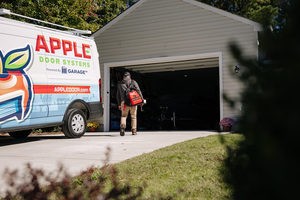 Apple Door worker, doing house calls