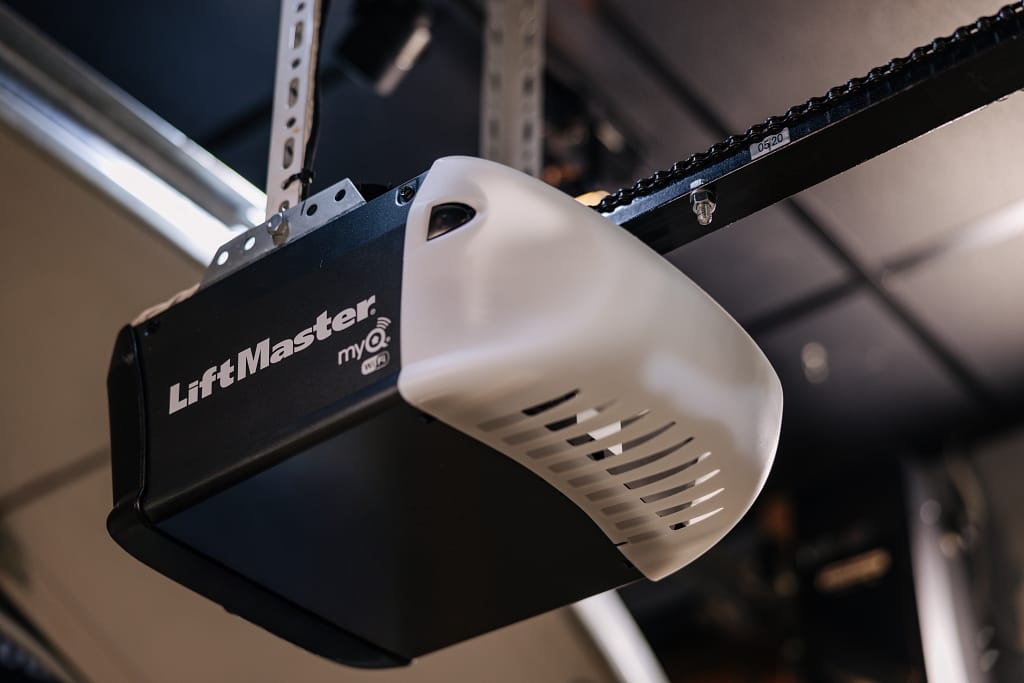 smart garage door openers lifter inside room