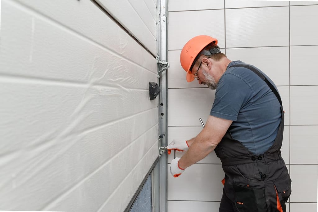 garage door r value guy installing new door